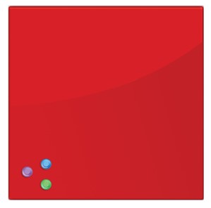 Доска магнитная настенная BRAUBERG 45х45 см, красная в Орле - предосмотр