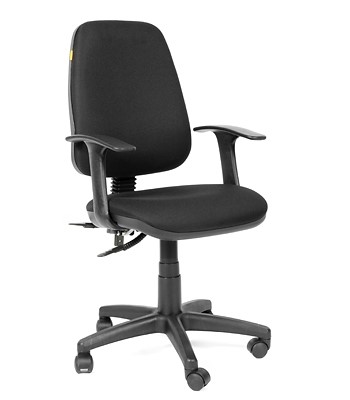 Компьютерное кресло CHAIRMAN 661 Ткань стандарт 15-21 черная в Орле - изображение