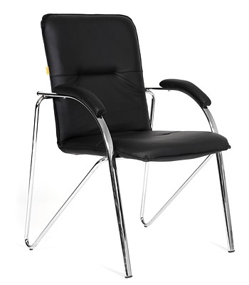 Кресло CHAIRMAN 850 Экокожа Terra 118 черная в Орле - изображение